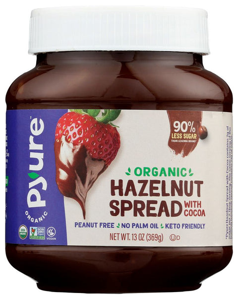 Pyure Hazelnut Spread With Cocoa Organic - 13 oz.