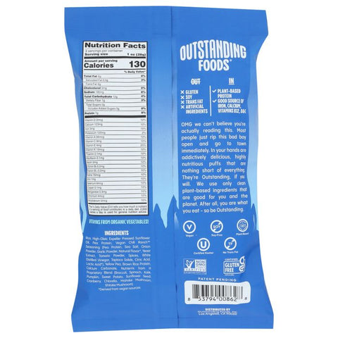 Outstanding Foods TakeOut Chill Ranch Meal-In-A Bag Puffs - 3 oz.