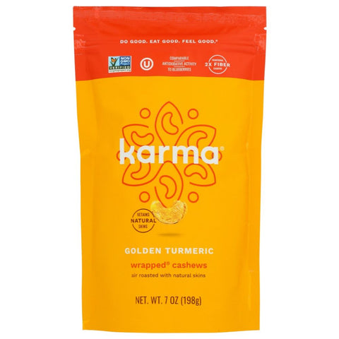 Karma Golden Turmeric Cashews - 7 oz | Vegan Black Market
