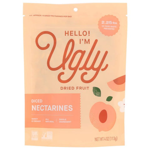 Hello I'm Ugly Upcycled White Nectarines - 4 oz. | Vegan Black Market