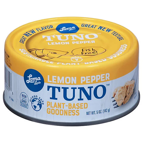 Loma Linda Tuno Lemon Pepper Plant-Based Tuna | Vegan Black Market