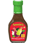 Annies Naturals Organic Red Wine & Olive Oil Vinaigrette - 8 oz | Vegan Black Market