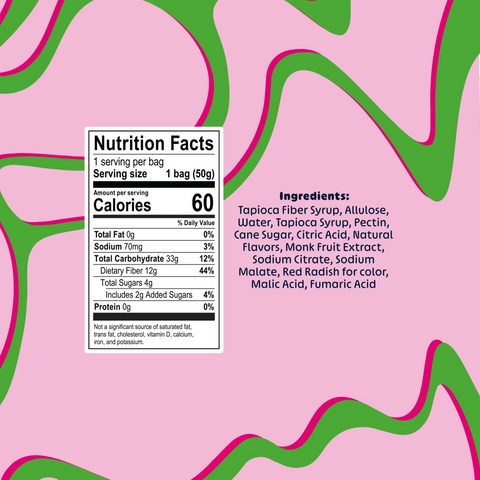 BLOBS Sour Watermelon-Lychee Gummy Candy - 1.8 oz