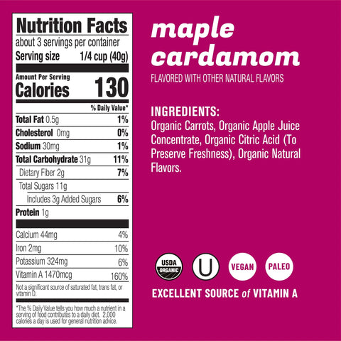 Eat The Change Organic Carrot Chews Maple Cardamom - 4.2 oz