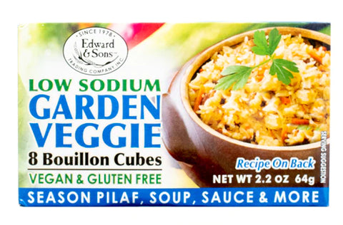 Edward & Sons Garden Veggie Low Sodium Veggie Cubes - 2.2 oz
