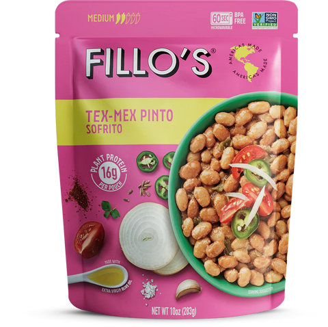 Fillo's Beans and Sofrito Tex-Mex Pinto - 10 oz. | Vegan Black Market