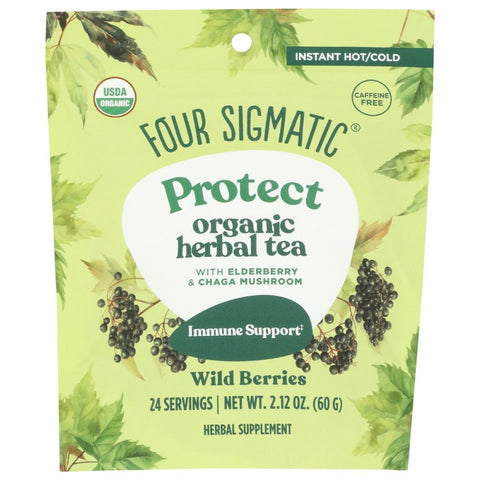 Four Sigmatic Protect Organic Herbal Tea - 2.12 oz | Four Sigmatic Tea | Vegan Black Market