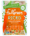 FullGreen Riced Cauliflower With Carrots And Peas - 6.7 oz