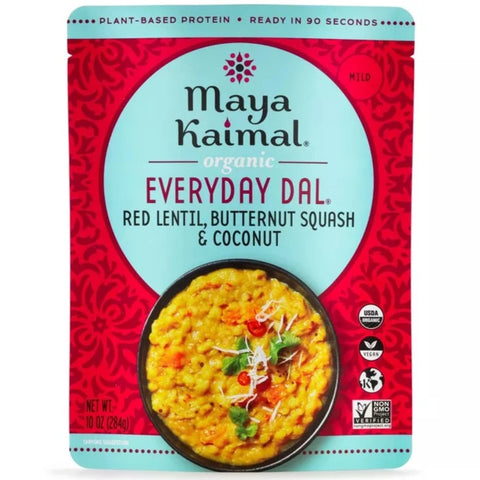 Maya Kaimal Organic Everyday Dal Red Lentil Butternut Squash Coconut - 10 oz. | Vegan Black Market