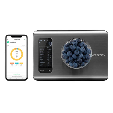 Best Buy: Etekcity Smart Kitchen Scale Black KAMTNSECSUS0008