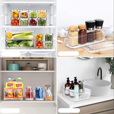 fridge organizer bins | fridge organiser bins | pantry and fridge organization | Vegan Black Market