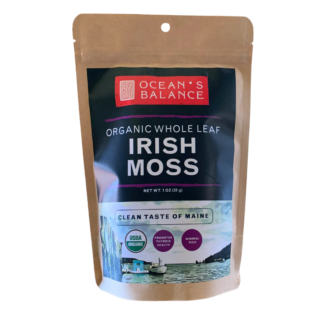Oceans Balance Organic Whole Leaf Irish Moss - 1 oz