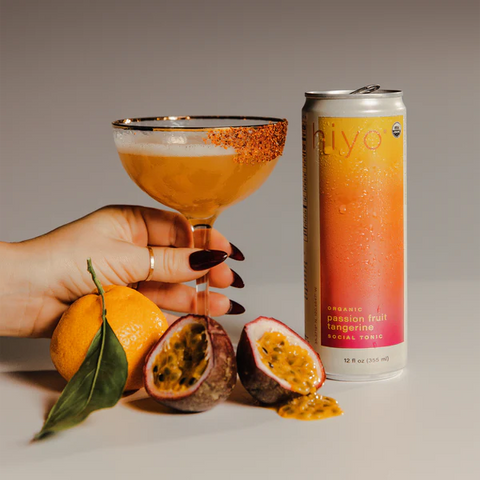 HIYO NA Mocktail Passion Fruit Tangerine 4pk - 48 fo