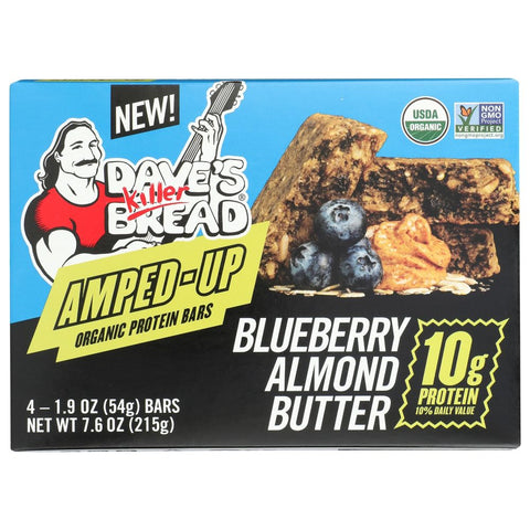 Dave's Killer Bread Amped-Up Blueberry Almond Butter Protein Bars - 7.6 oz