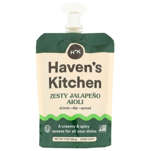 Haven's Kitchen Zesty Jalapeno Aioli - 7 oz | Vegan Black Market