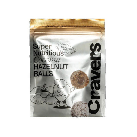 Cravers Super Nutritious Coconut Hazelnut Balls - 2.12 oz | Vegan Black Market