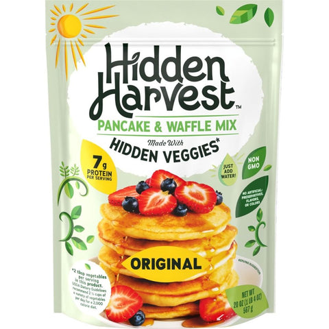 Hidden Harvest Original Pancake & Waffle Mix - 20 oz | Vegan Black Market