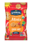 Lundberg Minis Rice Cakes Fiery Hot - 5 oz | Vegan Black Market | Rice Cake Minis