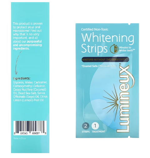 Lumineux Non Toxic Whitening Strips - 28 Strips/14 Treatments