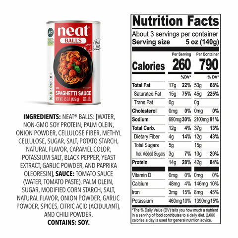 Loma LInda Neat Balls with Spaghetti Sauce - 15 oz