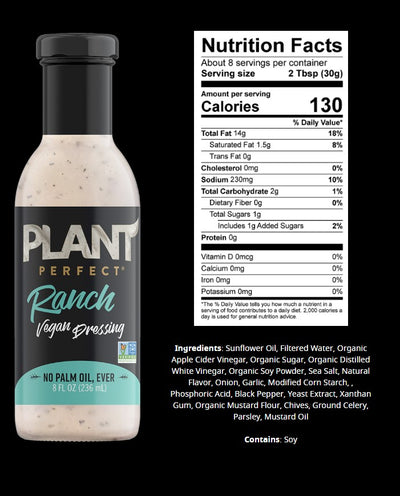 Plant Perfect Vegan Ranch Dressing - 8 oz