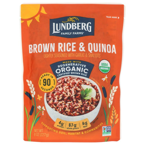 Lundberg Regenerative Organic Brown Rice and Quinoa - 8 oz