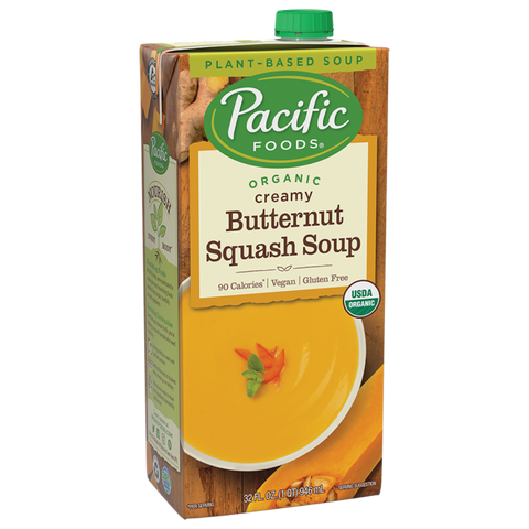 Pacific Foods Organic Creamy Butternut Squash Soup - 32 oz | Vegan Black Market