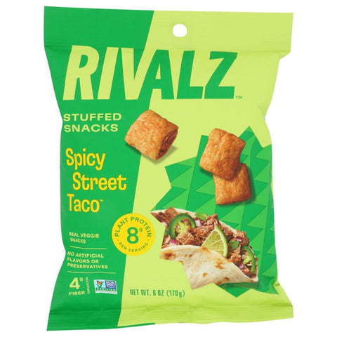 Rivalz Stuffed Snacks Spicy Street Taco - 6 oz | Vegan Black Market