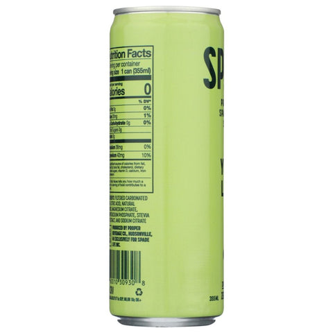 Spade Yuzu Lime Premium Sparkling Soda - 12 fo