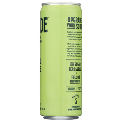 Spade Yuzu Lime Premium Sparkling Soda - 12 fo