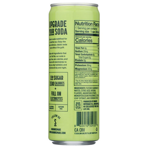 Spade Yuzu Lime Premium Sparkling Soda - 12 fo