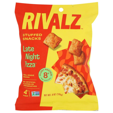 Rivalz Stuffed Snacks Late Night Pizza - 6 oz | Vegan Black Market