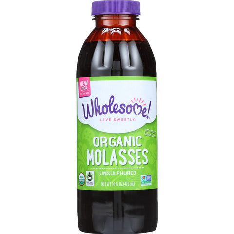 Wholesome sweeteners Organic Unsulphured Molasses - 16 oz