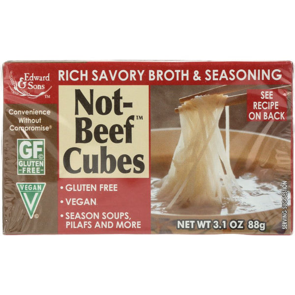 Edward & Sons NotBeef Bouillon Cubes 3.1 oz Vegan Black Market