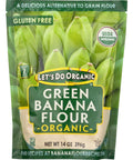 Let's Do Organic Green Banana Flour - 14 oz | Vegan Black Market