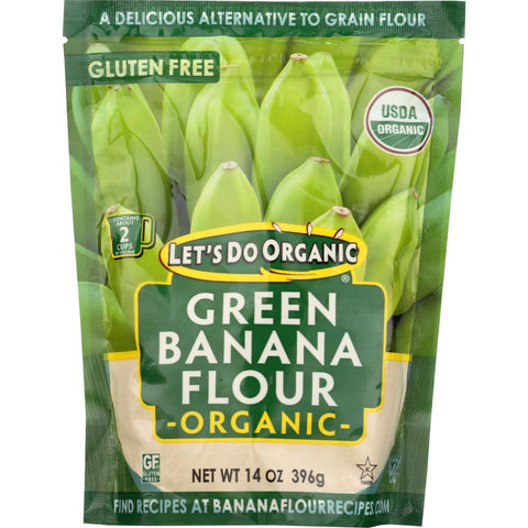 Let's Do Organic Green Banana Flour - 14 oz | Vegan Black Market