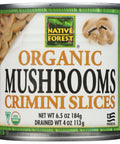 Native Forest Organic Mushrooms Crimini Slices - 4 oz | Vegan Black Market