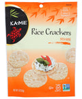 Ka-Me Rice Crackers Sesame - 3 oz | Vegan Black Market | Low Fat Snack