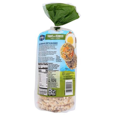 Lundberg Organic Tamari with Seaweed Rice Cakes - 8.5 oz