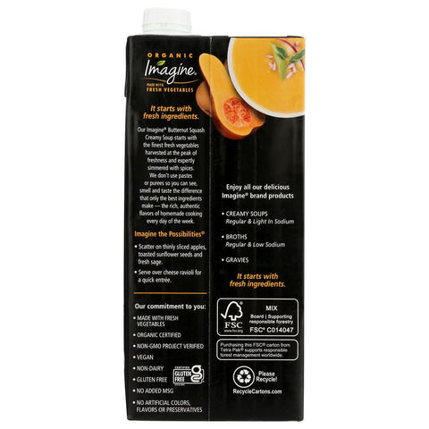 Imagine Foods Organic Butternut Squash Creamy Soup - 32 oz