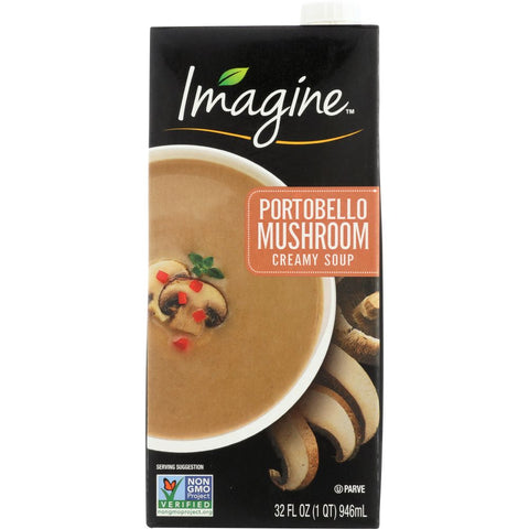 Imagine Foods Portobello Mushroom Creamy Soup - 32 oz | Vegan Black Market