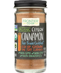 Frontier Ground Organic Ceylon Cinnamon - 1.76 oz | Vegan Black Market