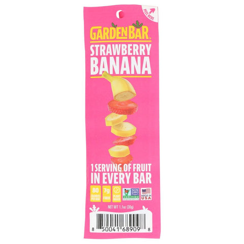 Garden Bar Fruit Bar Strawberry Banana - 1.1 oz | Vegan Black Market