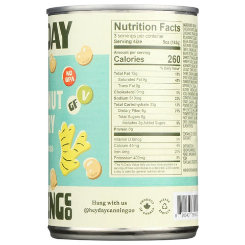 Heyday Canning Co Coconut Curry Chickpeas - 15 oz