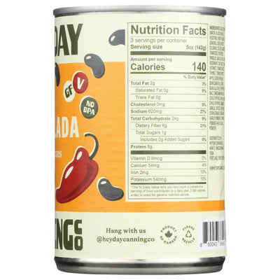 Heyday Canning Co Enchilada Beans Black - 15 oz