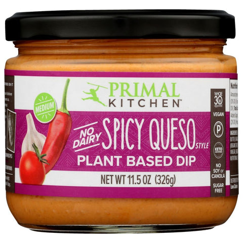 Primal Kitchen No Diary Queso Style Dip Medium - 11.5 oz | Vegan Black Marekt