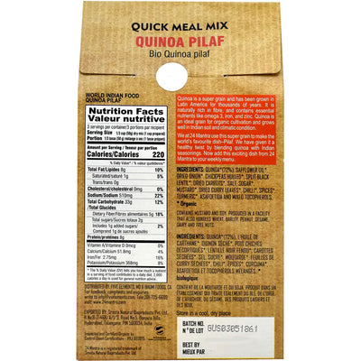 24 Mantra Organic Quinoa Pilaf Quinoa Upma - 5.3 oz.