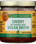 Zoup Good Really Good Savory No Chicken Base Vegan Broth - 8 oz