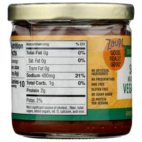 Zoup Good Really Good Savory No Chicken Base Vegan Broth - 8 oz