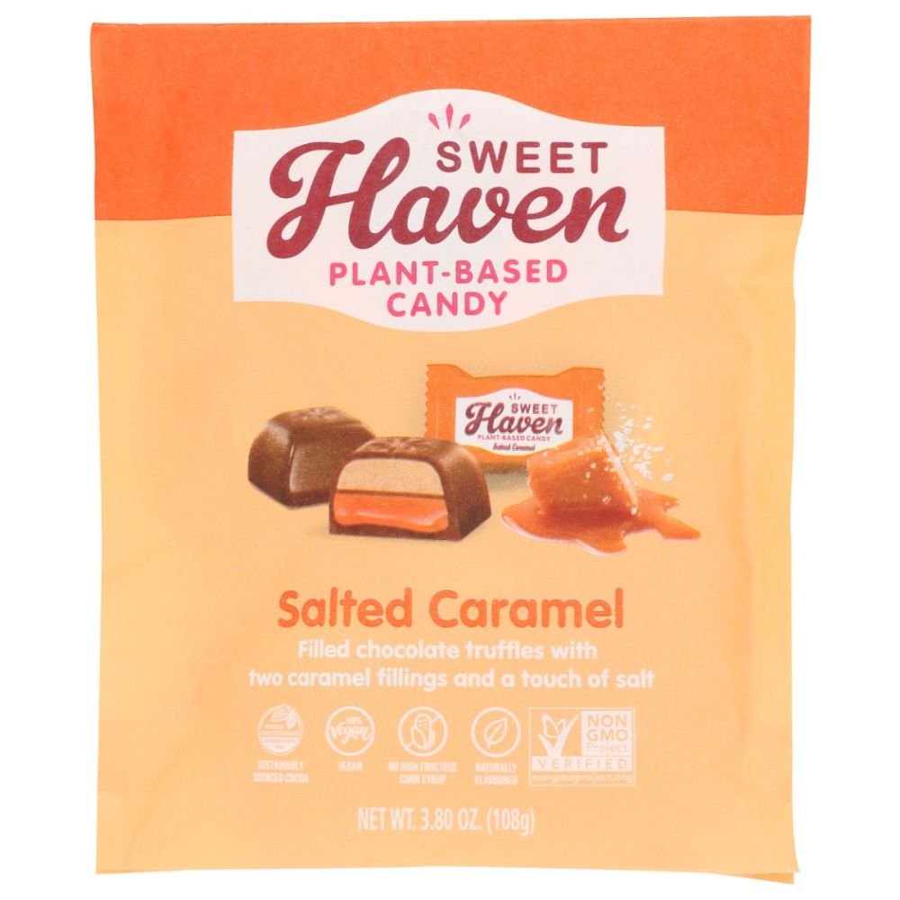Sweet Haven Salted Caramel Candy - 3.8 oz | Vegan Black Market | Vegan Candy